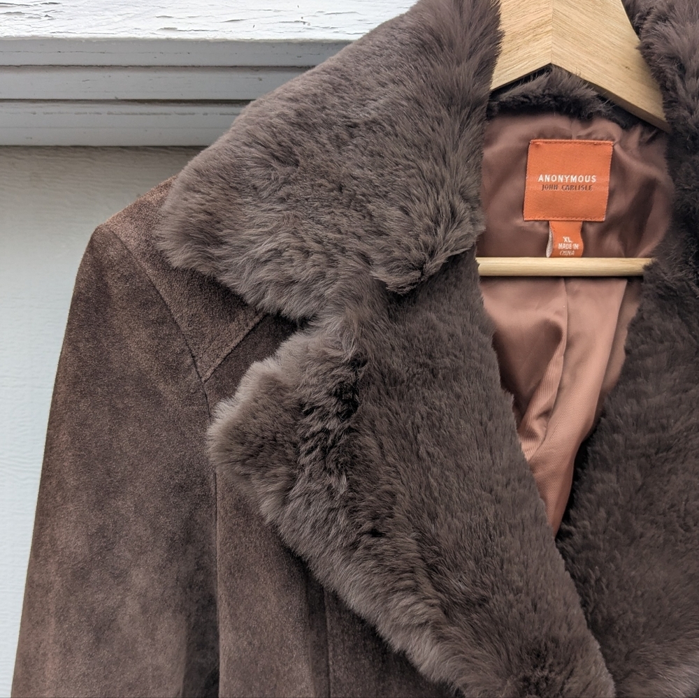 Brown Suede Jacket - image 5